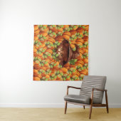 ERNTEDANK PUMPKINS NIEDLICH CAT WANDTEPPICH (Beispiel (Horizontal))