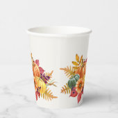 Erntedank Pumpkins Paper Cups Pappbecher (Rechts)