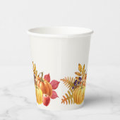 Erntedank Pumpkins Paper Cups Pappbecher (Rechts)