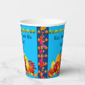 Erntedank Pumpkins Pappbecher (Rechts)