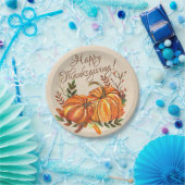 Erntedank Pumpkins Pappteller (Party)