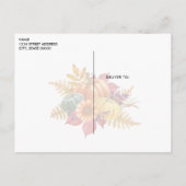 Erntedank Pumpkins Postcard Postkarte (Rückseite)