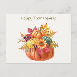 Erntedank Pumpkins Postcard Postkarte