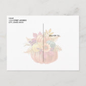 Erntedank Pumpkins Postcard Postkarte (Rückseite)
