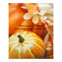 Erntedank Pumpkins Poster