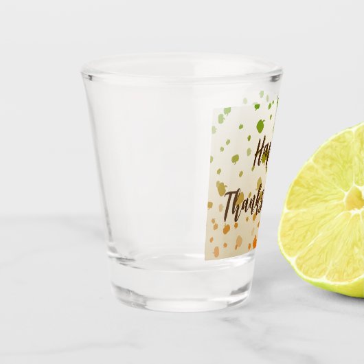 Erntedank Pumpkins Schnapsglas (Links)