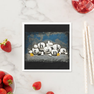 Erntedank Pumpkins Serviette