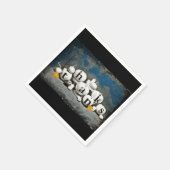 Erntedank Pumpkins Serviette (Ecke)