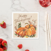 Erntedank Pumpkins Serviette (Beispiel)