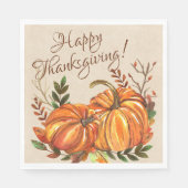 Erntedank Pumpkins Serviette (Vorderseite)