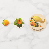 Erntedank Pumpkins Table Confetti Konfetti (Rückseiten)