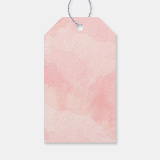 Erntedank Pumpkins und Blume Giftmarken Geschenkanhänger (Rückseite)