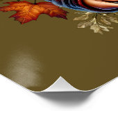 Erntedank-Putengraum-Abendessen Poster (Ecke)