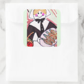 ERNTEDANK QUADRATISCHER AUFKLEBER (Tasche)