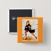 Erntedank Quaker Girl Button Up Girl (Vorne & Hinten)