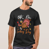 Erntedank Race Turkey Trot 5k Running Marathon T-Shirt (Vorderseite)