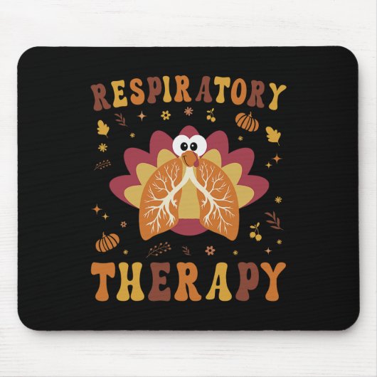 Erntedank Respiratorischer Therapeut Fall Au Mousepad (Vorne)