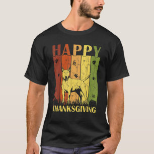 Erntedank Retro Bull Terrier Dog Erntedank T-Shirt