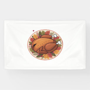Erntedank Roast Türkei - Festliches Feiertagsfest Banner