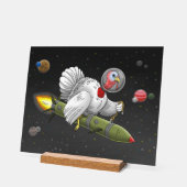 Erntedank Rocket Türkei Acrylschild (Winkel)