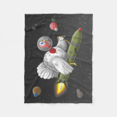 Erntedank Rocket Türkei Fleecedecke (Vorderseite)