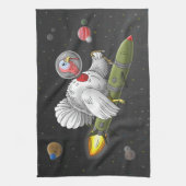 Erntedank Rocket Türkei Geschirrtuch (Vertikal)