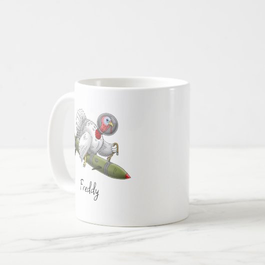 Erntedank Rocket Türkei Kaffeetasse (Vorderseite Links)