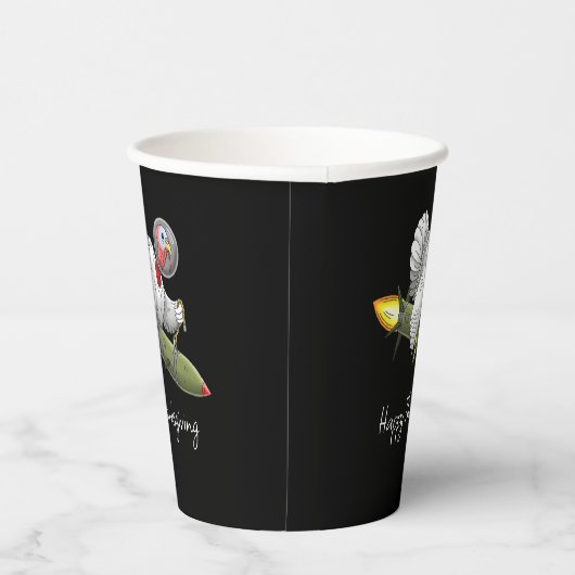 Erntedank Rocket Türkei Pappbecher (Rechts)