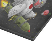 Erntedank Rocket Türkei Schneidebrett (Ecke)