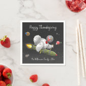 Erntedank Rocket Türkei Serviette (Beispiel)