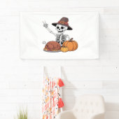 Erntedank Röntgen Skeleton Funny Rock Hand Fall L Banner (Insitu)
