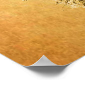 Erntedank Rooster Poster (Ecke)