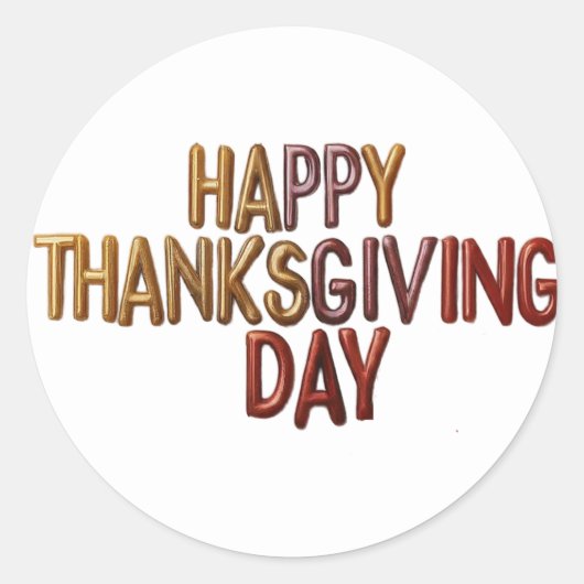 Erntedank-Round-Stickers Runder Aufkleber (Vorderseite)