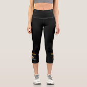 Erntedank-Runners - Jetzt Kuchen später ausführen Capri Leggings (Vorderseite)