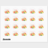 Erntedank Rustic Pumpkin Sticker (Blatt)