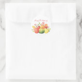Erntedank Rustic Pumpkin Sticker (Tasche)