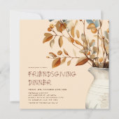 Erntedank Rustikale Wasserfarben Herbst Freundlich Einladung (Vorderseite)