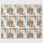 Erntedank, rustikaler Erntedank, Fall, Geschenkpapier (Flach)