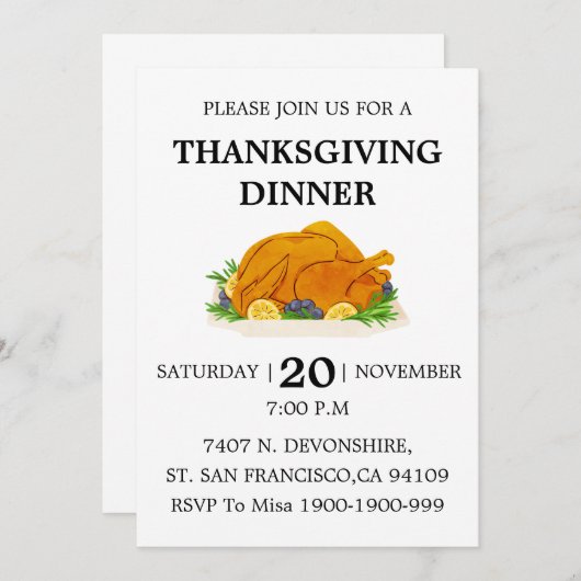 Erntedank Save The Date (Vorne/Hinten)