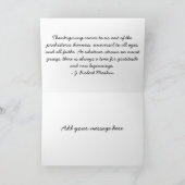 Erntedank Scarecrow Feiertagskarte (Innenseite)