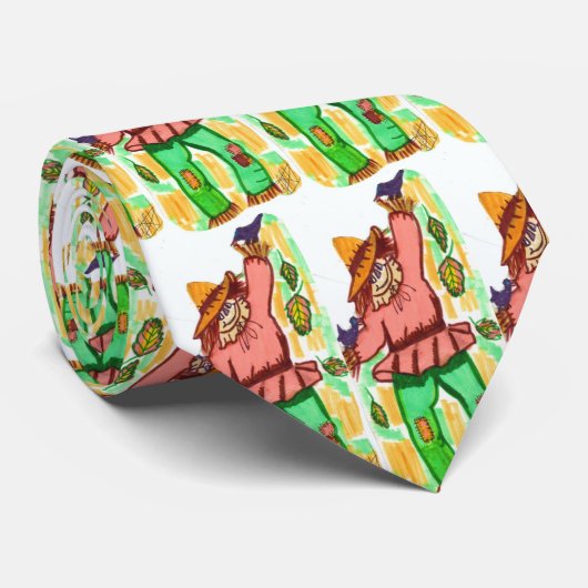ERNTEDANK SCARECROW-Krawatte Krawatte (Gerollt)