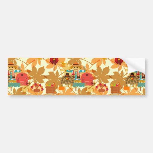 Erntedank-Schareck Autoaufkleber (Vorne)