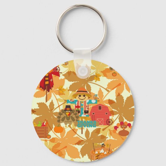 Erntedank-Schareck Schlüsselanhänger (Vorderseite)