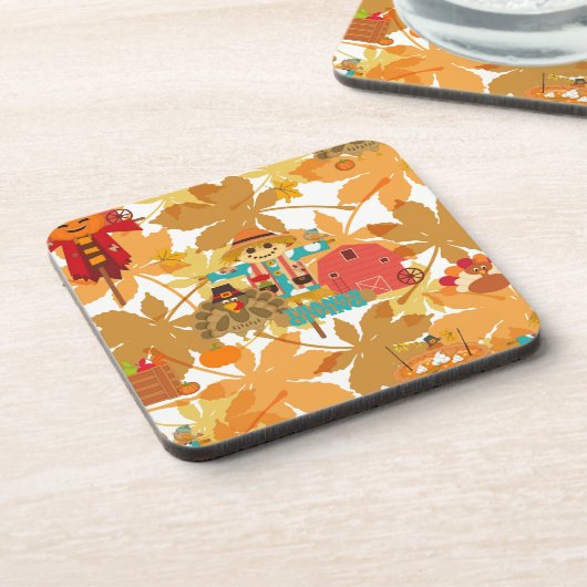 Erntedank-Schareck Untersetzer (Linke Seite)