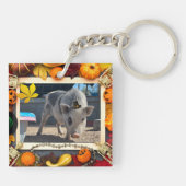 Erntedank Schlüsselanhänger Olivenöl und Salz (Rückseite)