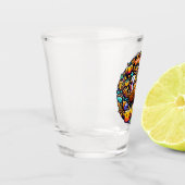 Erntedank Schnapsglas (Links)