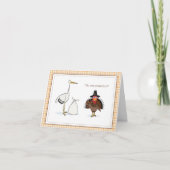 Erntedank Schwangerschaft Ankündigung (Vorderseite)