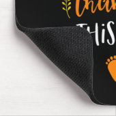 Erntedank Schwangerschaft Ankündigung Fall Baby Re Mousepad (Ecke)