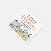 Erntedank Scripting Wasserfarbe Pumpkin Patch Serviette (Ecke)