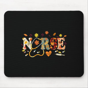 Erntedank Scrub Tops Frauen Türkei Krankenschweste Mousepad